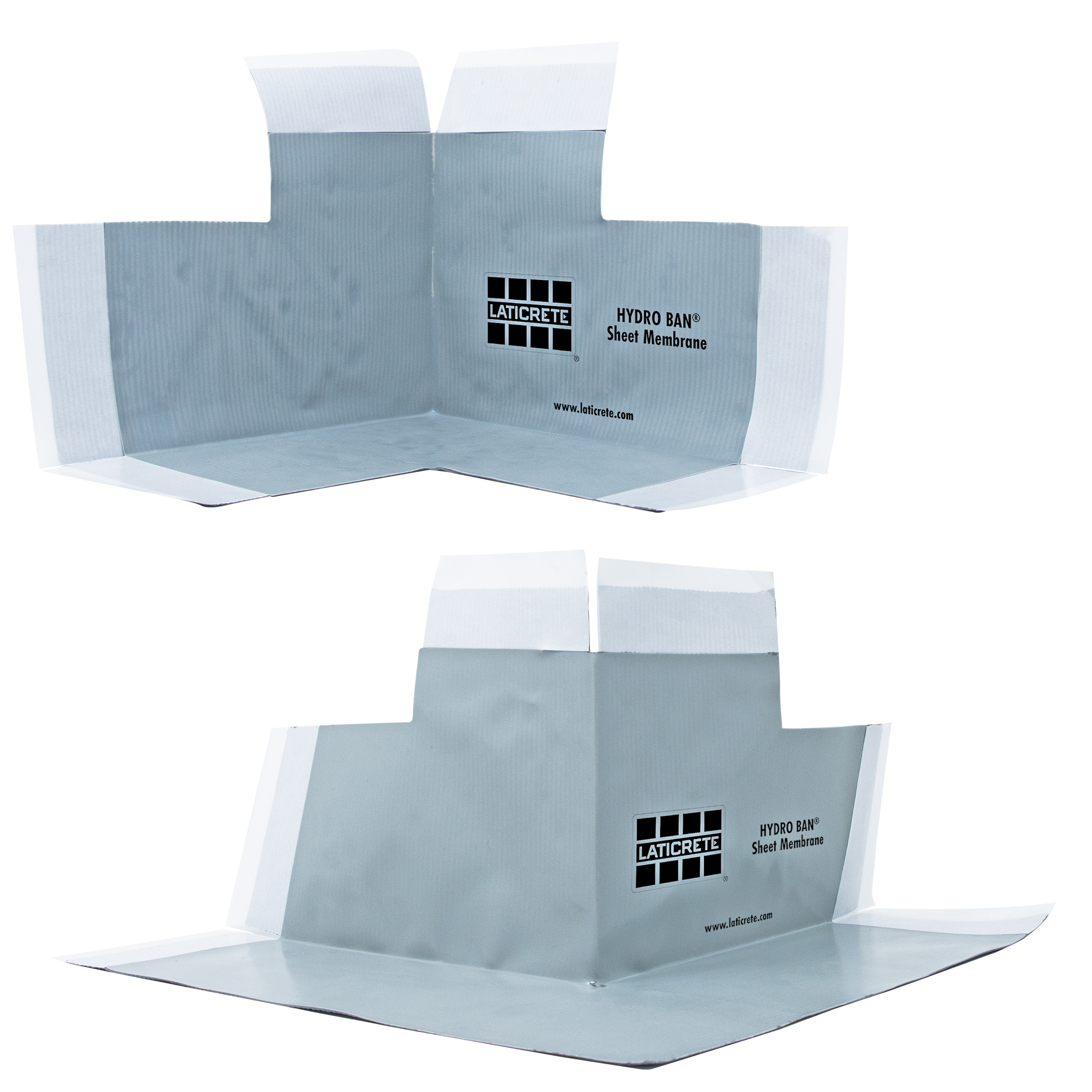 HYDRO BAN® Peel & Stick Waterproof Shower Corners | LATICRETE